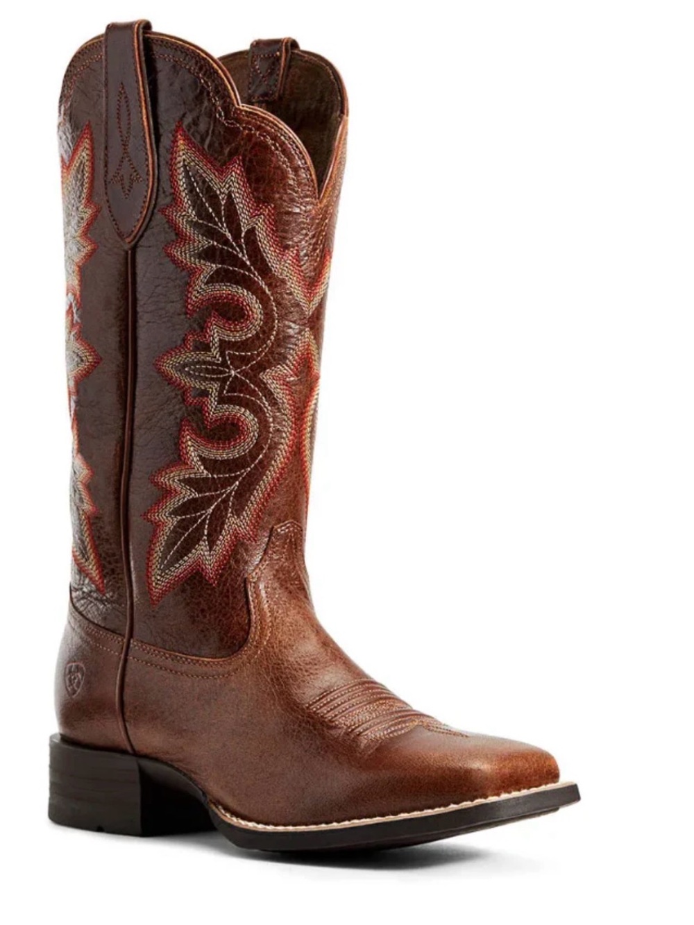 Ariat Women's Breakout Western Leather Boots - Rustic Brown